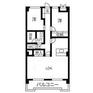 長久手市根の神のマンションの間取り