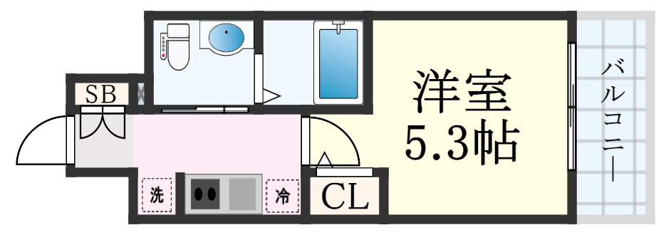 【エスリード神戸WESTの間取り】