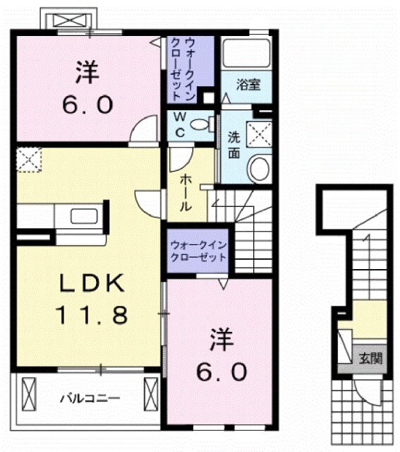 サニーヒルの間取り