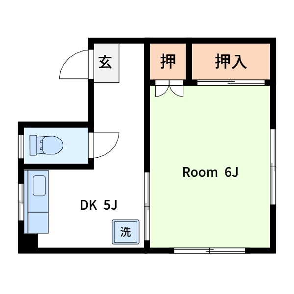 木間ビルの間取り