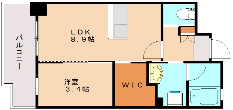 ロイヤルライン周船寺の間取り