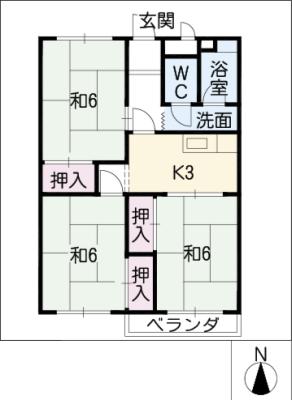 スターハイツ臨海Ｂ棟の間取り