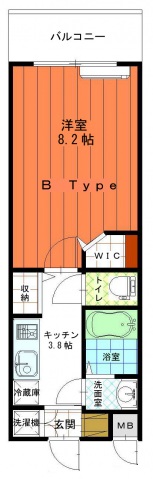 AXiS大塚西の間取り