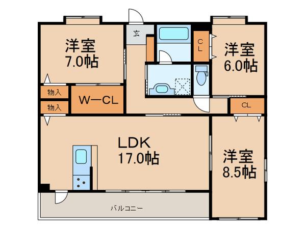 風河の間取り