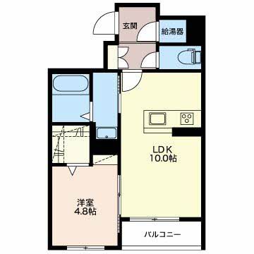 越前市北府のマンションの間取り