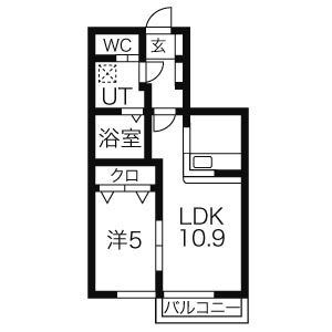 エスポワール三山の間取り