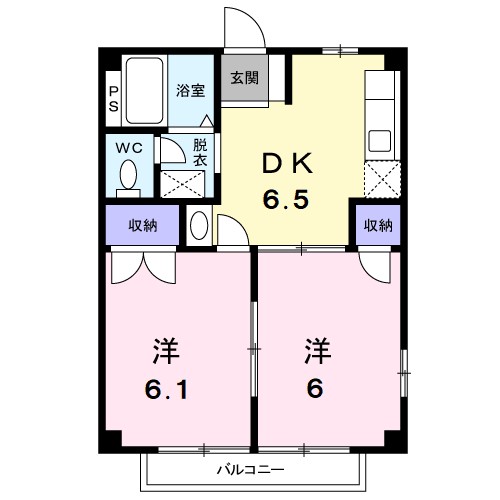 グリーンハイツの間取り