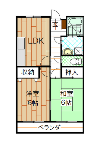 リンピアクボタの間取り