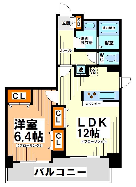 コンチェルト杉並1の間取り