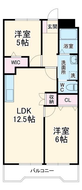 名古屋市守山区新守町のマンションの間取り