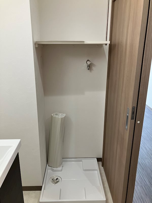 洗面設備　室内洗濯機置き場