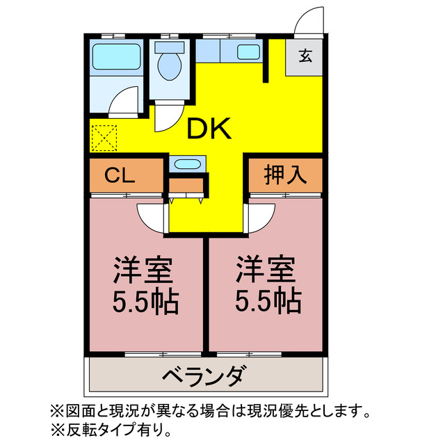 ソルテ川田の間取り