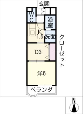 サンハピネスの間取り