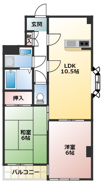 ロワイヤルOT調布の間取り