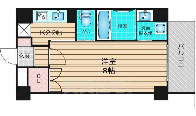 新栄プロパティーTEN8の間取り