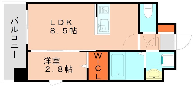 レジス箱崎東の間取り