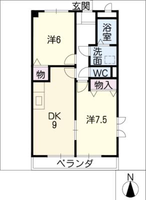 スプリーム１３の間取り