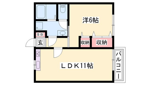 シャルマン101の間取り