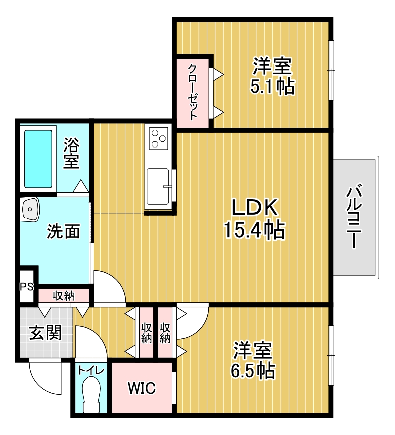 Dahlia花園(ダリアハナゾノ)の間取り