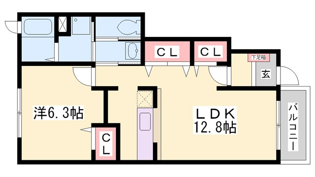 アルカン シエルIの間取り