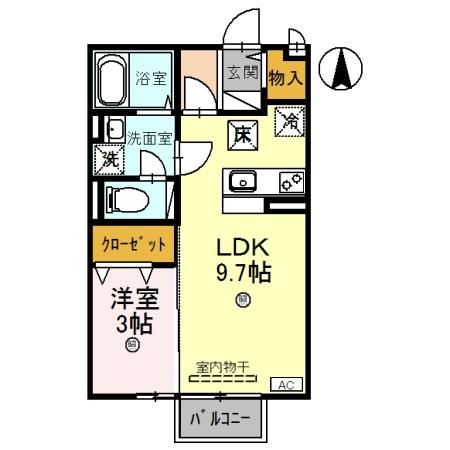 ウエストハイツ・セントラルハイツ　セントラルハイツの間取り