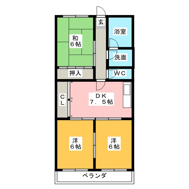 トランキル伊藤の間取り