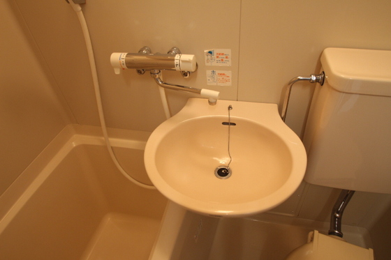 洗面設備　他号室のお写真です