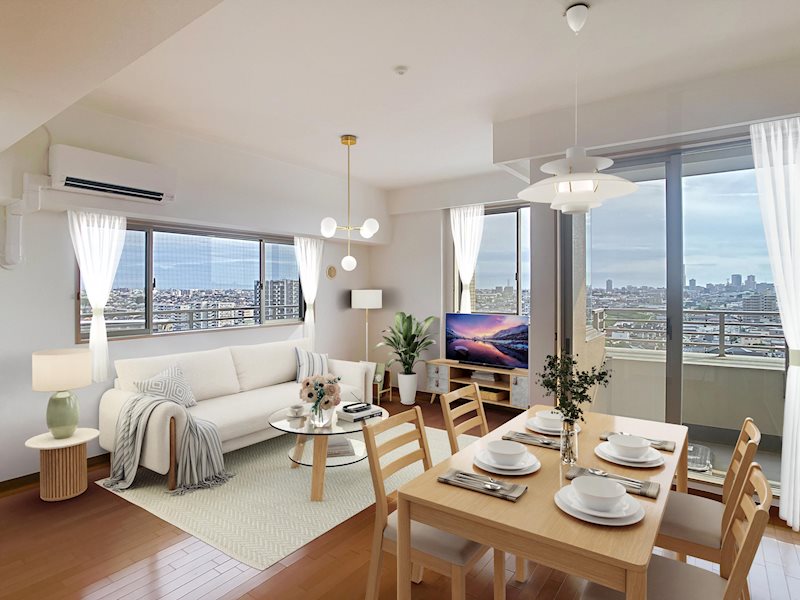 建物外観　リビングイメージ図