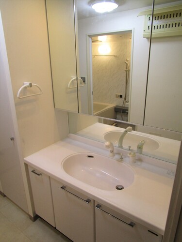 洗面設備　洗面化粧台（前回募集時／2020年5月撮影）