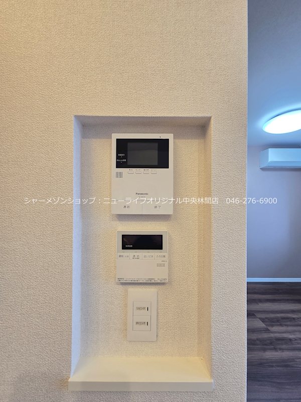 セキュリティ　突然の来客にも安心なモニター付インターホン