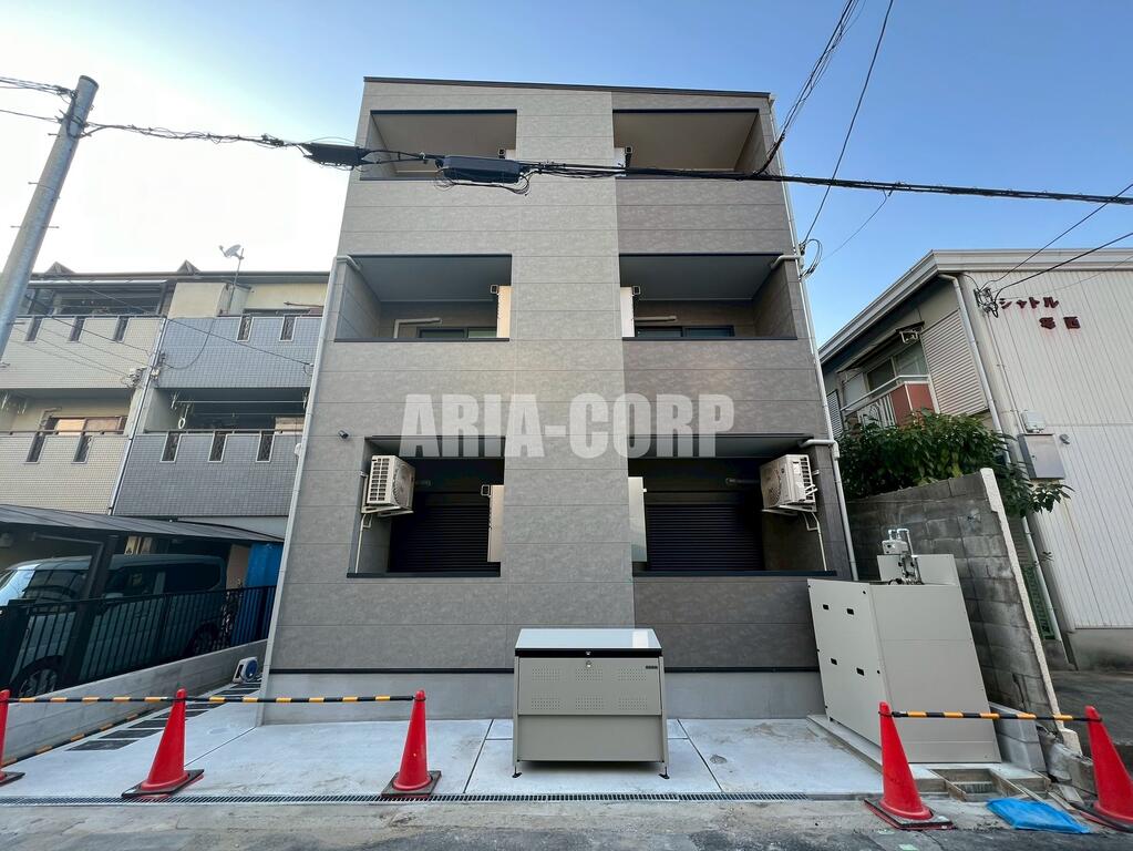 建物外観　2026年完成、大手ハウスメーカー施工のデザイナーズアパート