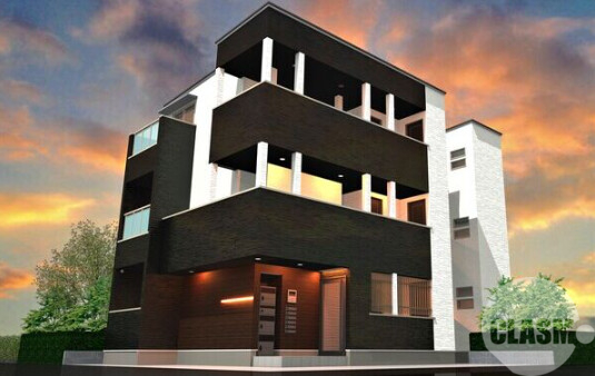 建物外観　オートロック・防犯カメラ付き♪