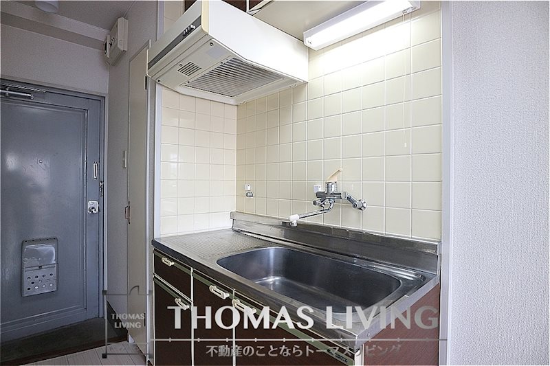 キッチン　コンロ設置可。お好きなコンロを設置下さい。