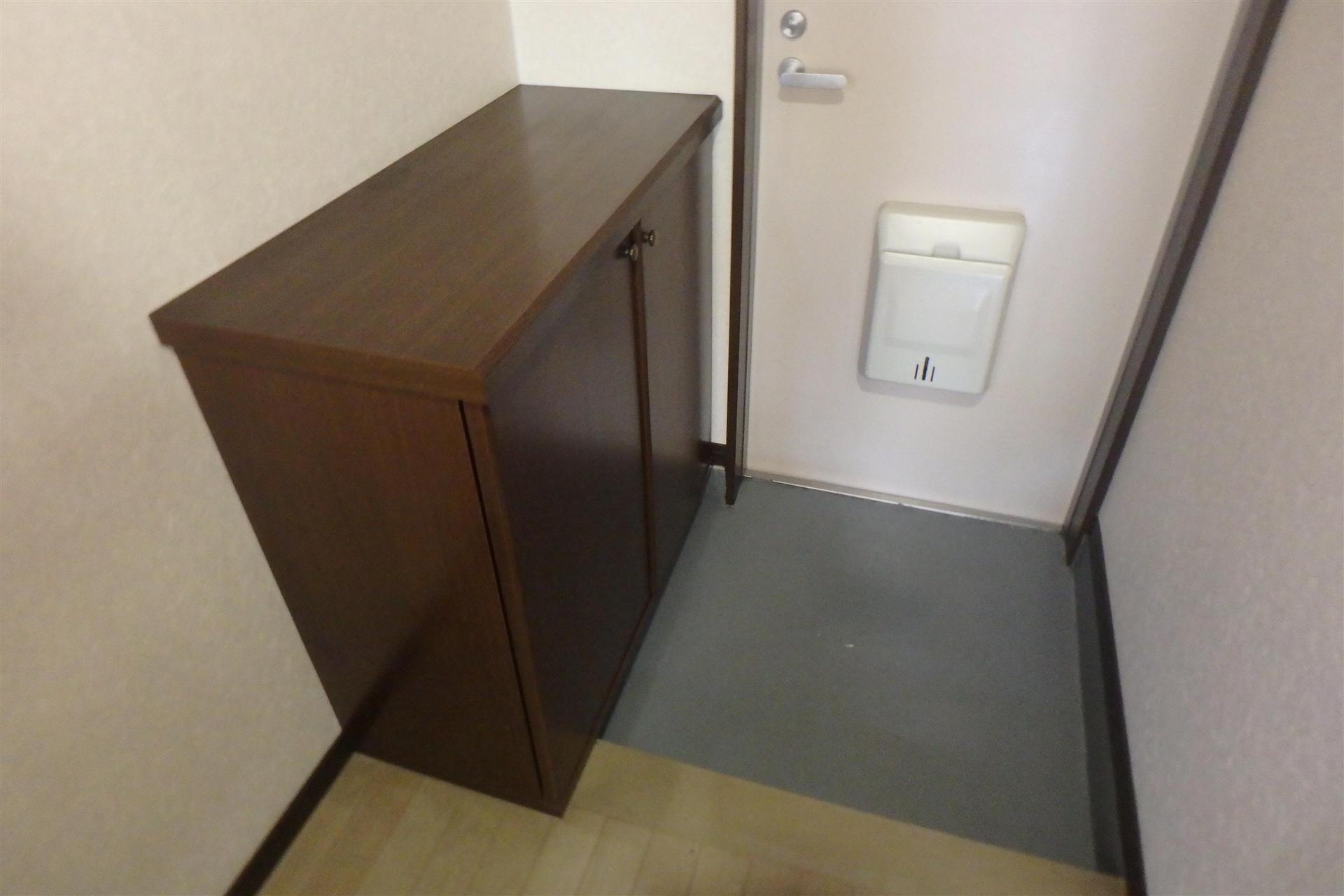 玄関　シューズボックス付きの玄関♪