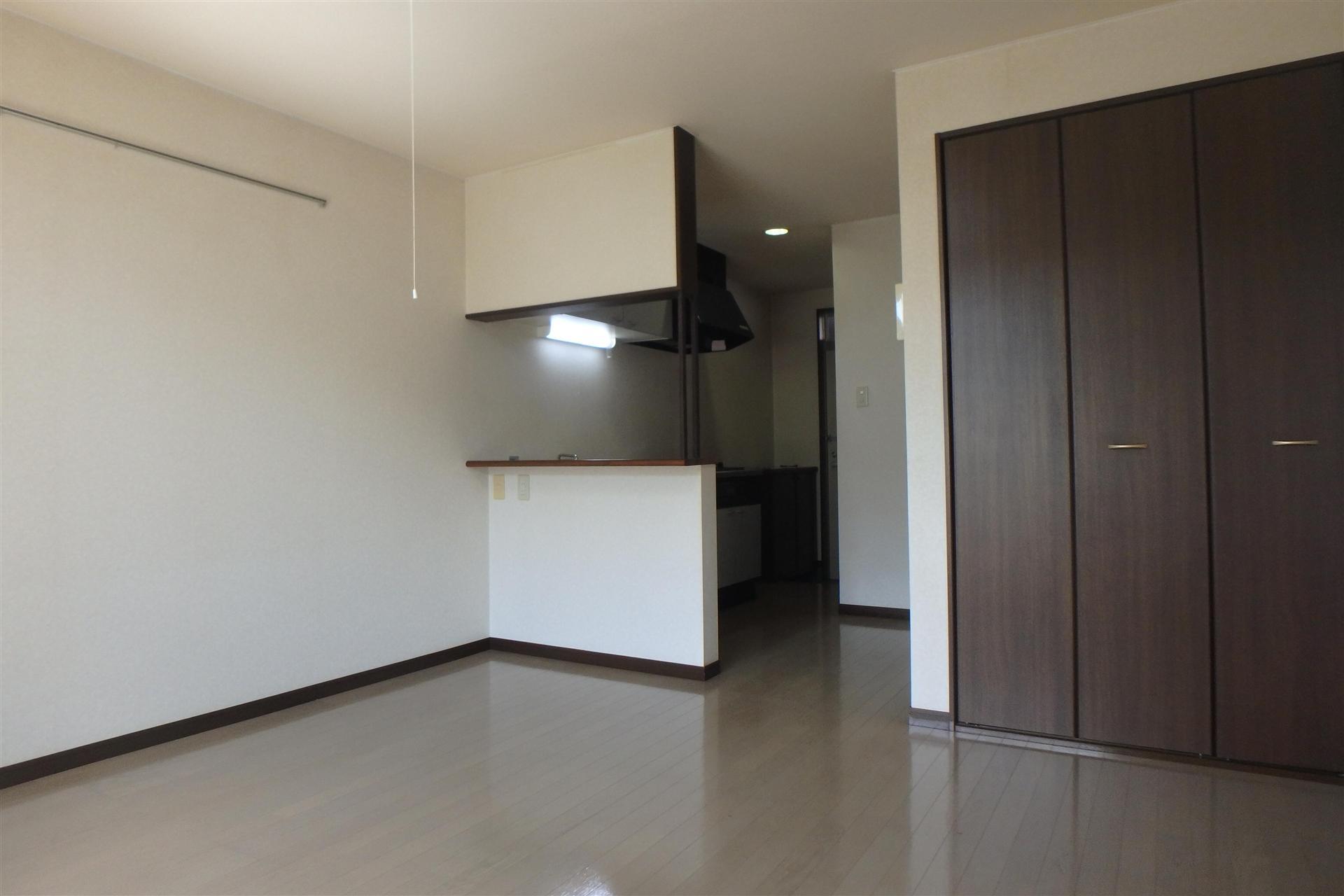 居室・リビング　カウンター付きのワンルーム♪