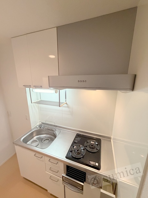 キッチン　２口システムキッチンでお料理楽しく♪♪