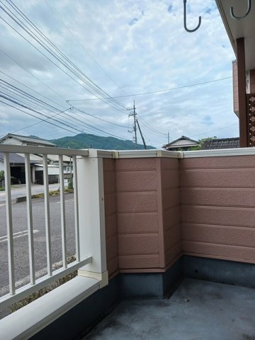 バルコニー　落ち着いた時間を過ごせるバルコニーです