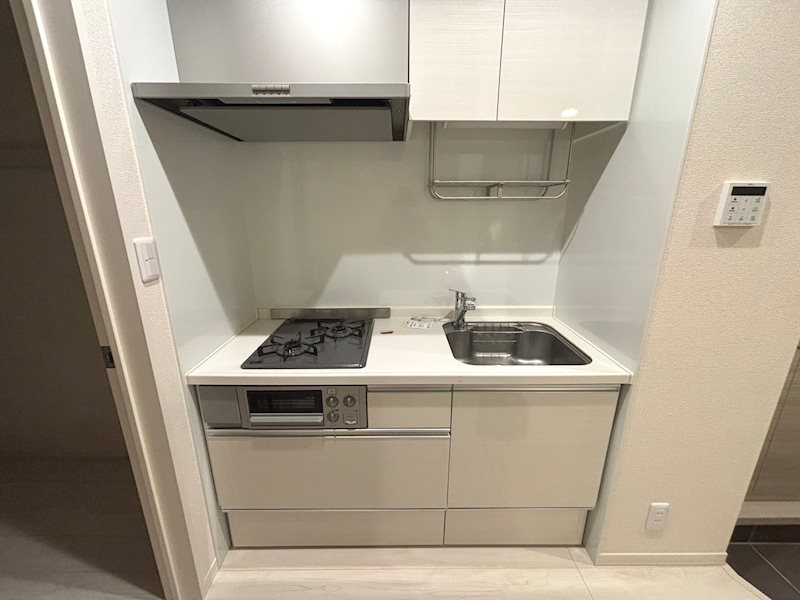 キッチン　2口グリル付きガスキッチン