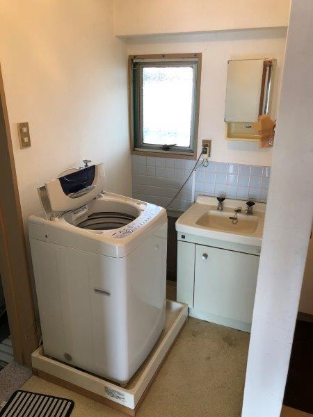 洗面設備　前回募集時の写真です