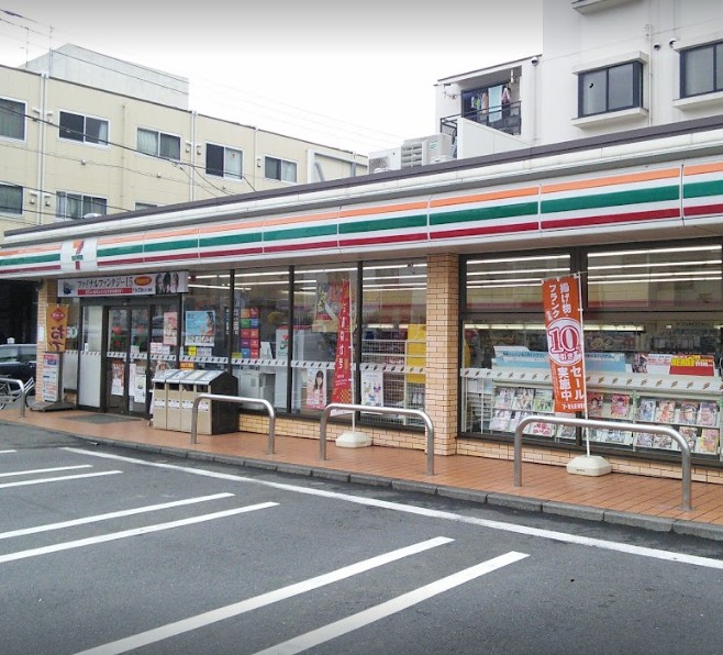 コンビニ　セブンイレブン 川崎子母口店（コンビニ）まで612m