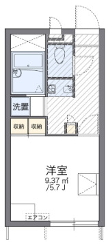 レオパレスアイの間取り写真