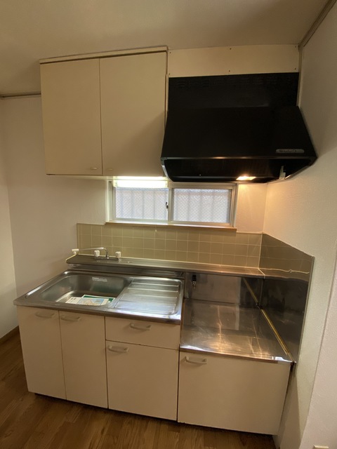 キッチン　２口ガスコンロ設置可