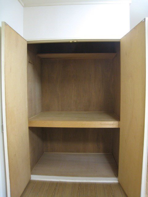 収納　奥行きもしっかりあります。