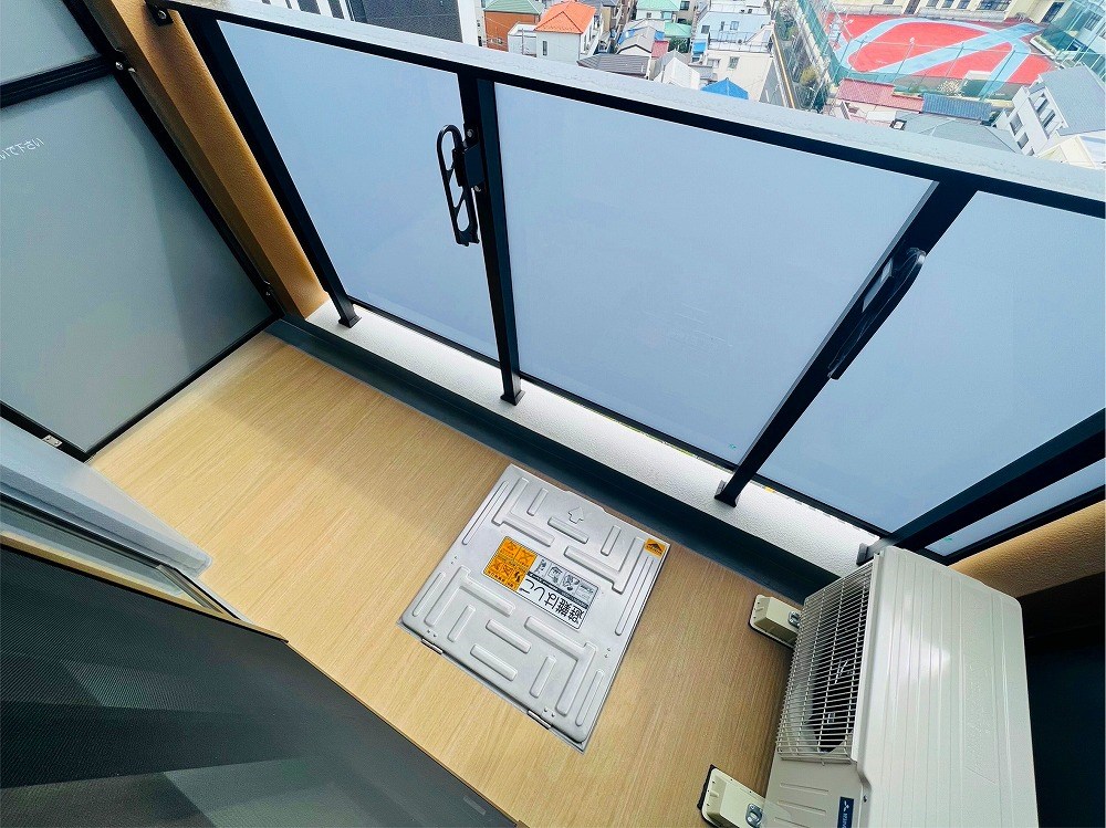 バルコニー　同一物件別部屋写真