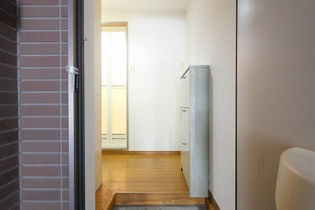 玄関　明るい玄関です