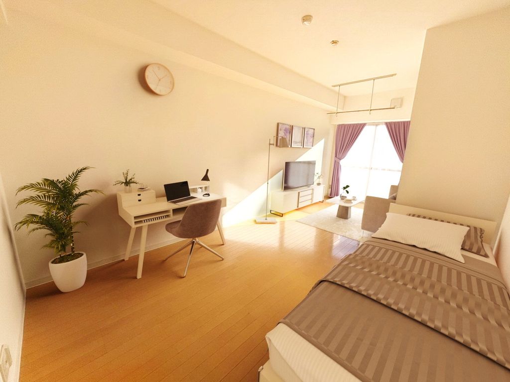 居室・リビング　家具を置いた時のイメージです♪