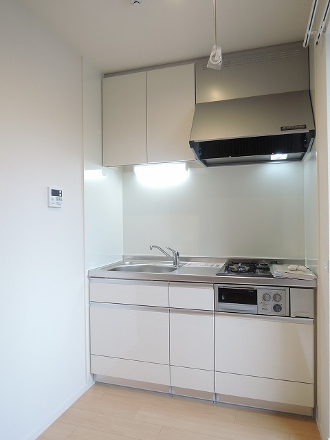 キッチン　★グリル付きガス２口システムキッチン★