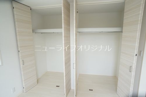 収納　天井高を活かしたハンガーパイプ付きクローゼット☆