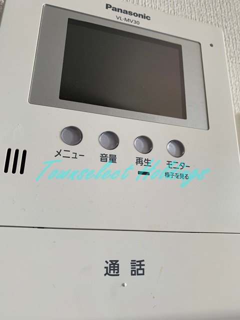 セキュリティ　モニタ付インターホンで安心♪
