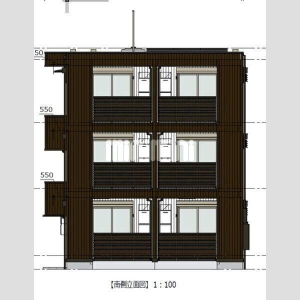 建物外観　立面図